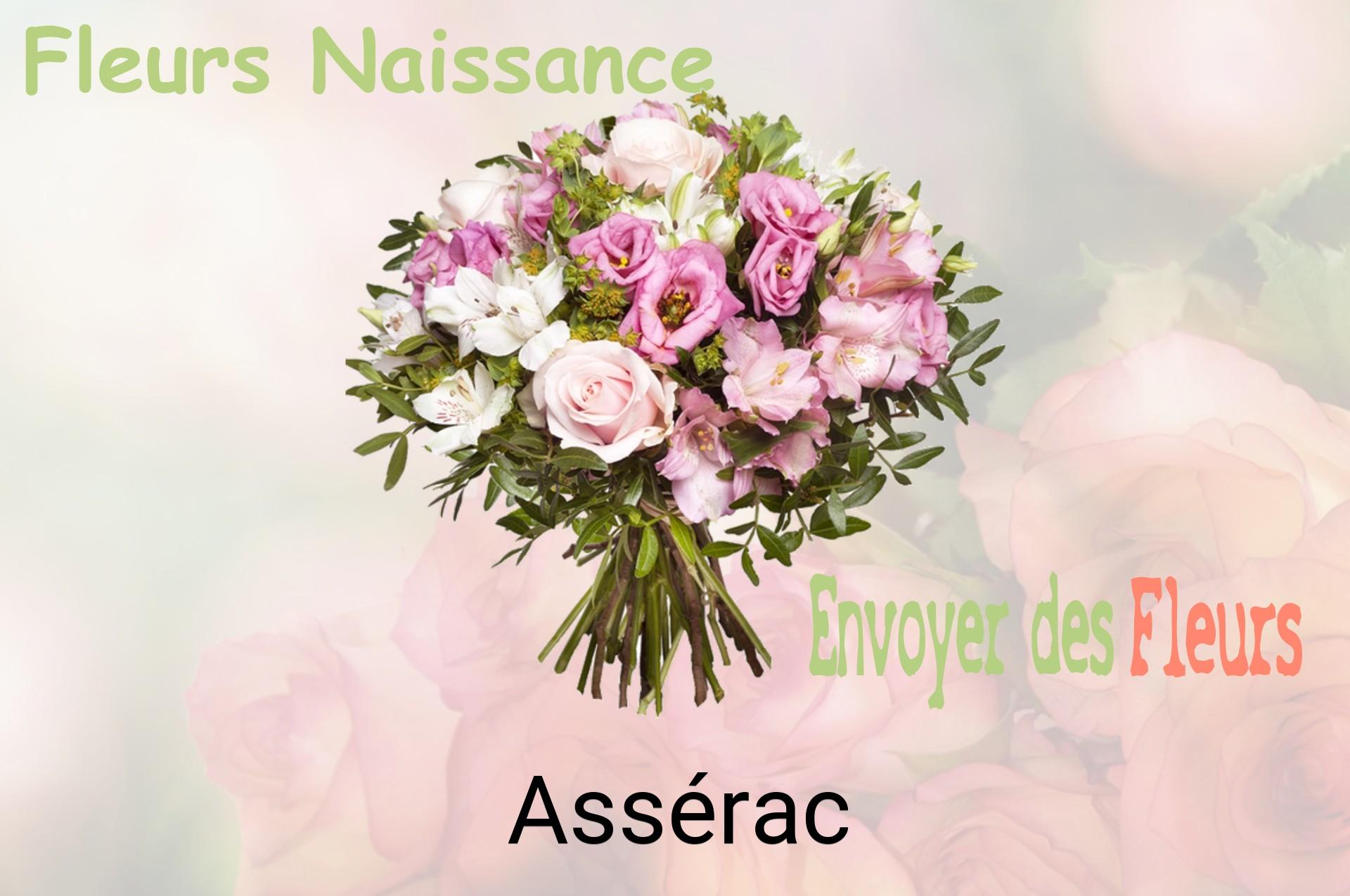 Bouquet de fleurs de naissance livré à Assérac